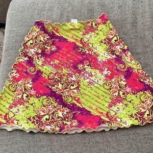 Haystacks bright colored mini skirt